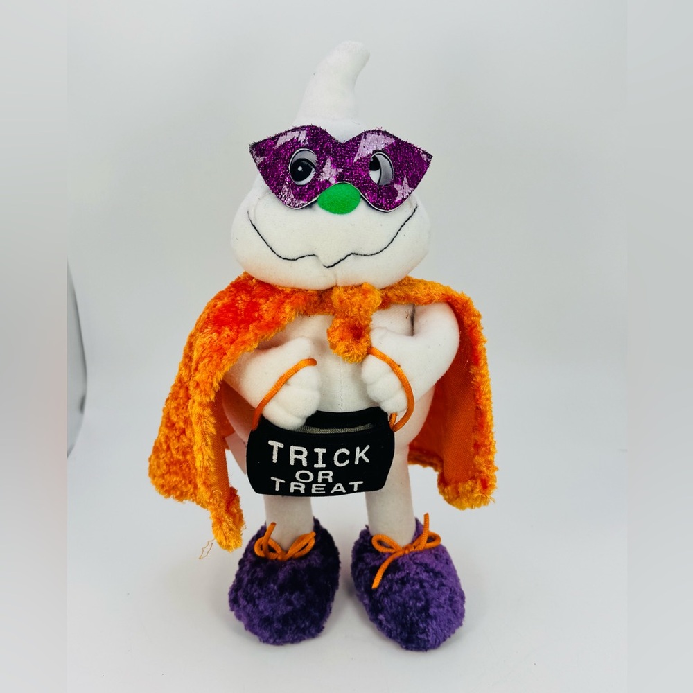 VTG Kids Of America Halloween Standing Ghost Plush Figure 10” 2002
